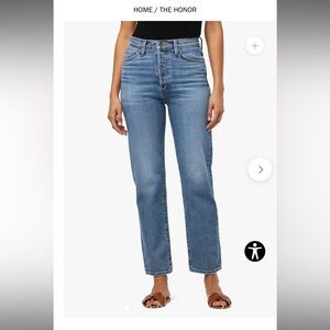 Joes “the honor high rise vintage straight” size 26